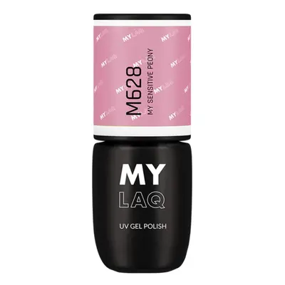 MYLAQ UV Gel Polish gelový lak na nehty odstín My Sensitive Peony 5 ml