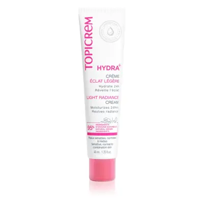 Topicrem Hydra+ Light Radiance Cream lehký hydratační denní krém pro normální až smíšenou citliv