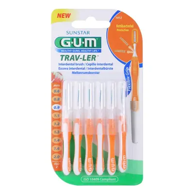 G.U.M Trav-Ler Interdental mezizubní kartáčky 0,9 mm 6 ks