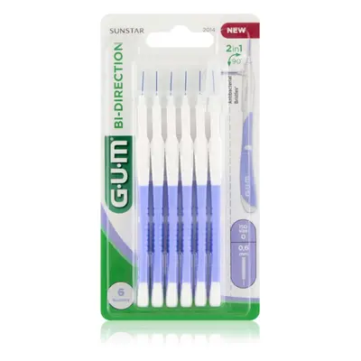 G.U.M Bi Direction Interdental Brush mezizubní kartáčky 0,6 mm 6 ks