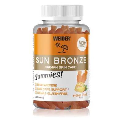 Weider Sun Bronze Gummies žvýkací tablety pro krásnou pleť 40 ks