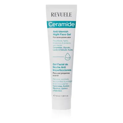 Revuele Ceramide Anti-Blemish Night Face Gel gel proti nedokonalostem na noc 40 ml