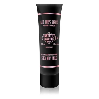 Institut Karité Paris Black Leather Shea Body Milk tělové mléko s bambuckým máslem 30 ml