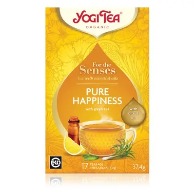 Yogi Tea For The Senses Pure Happiness BIO porcovaný čaj 17x2.2 g