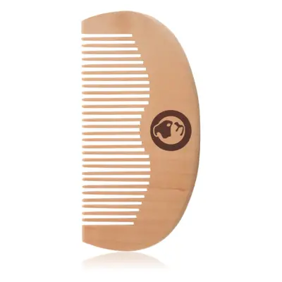 Bulldog Original Beard Comb dřevěný hřeben na vousy Peach Wood 10,4 cm 1 ks