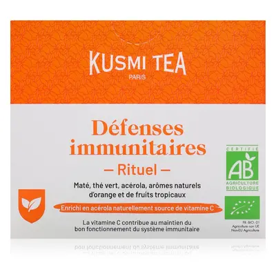 Kusmi Tea Immune Defense Ritual porcovaný čaj v BIO kvalitě 18 ks