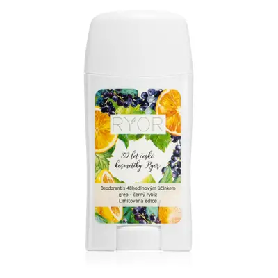 RYOR Grapefruit & Black Currant deodorant s 48hodinovým účinkem 50 g