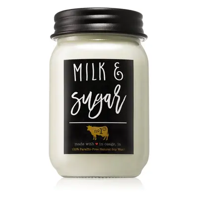 Milkhouse Candle Co. Farmhouse Milk & Sugar vonná svíčka Mason Jar 368 g