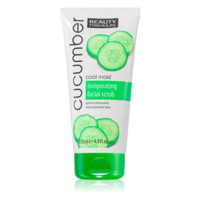 Beauty Formulas Cucumber osvěžující pleťový peeling 150 ml