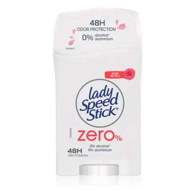 Lady Speed Stick Zero Fresh Rose Petals tuhý deodorant bez obsahu hliníkových solí 40 g