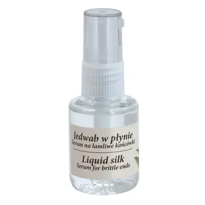 Green Pharmacy Liquid Silk Serum sérum na křehké konečky vlasů 30 ml