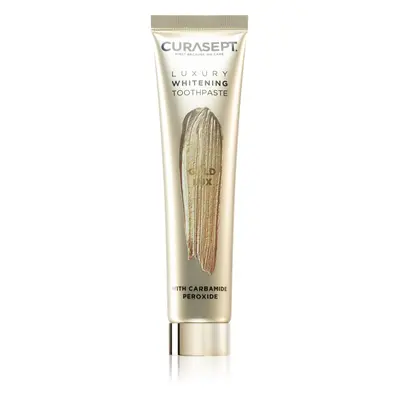 Curasept Gold Lux Toothpaste bělicí zubní pasta s aktivním uhlím 75 ml