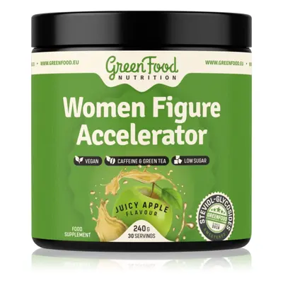 GreenFood Nutrition Women Figure Accelerator prášek pro podporu spalování tuků příchuť Juicy App