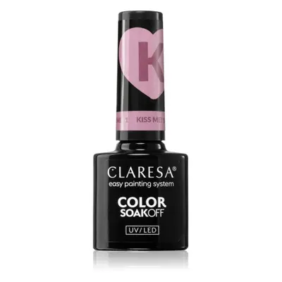 Claresa SoakOff UV/LED Color Kiss Me gelový lak na nehty odstín KISS ME 1 5 g