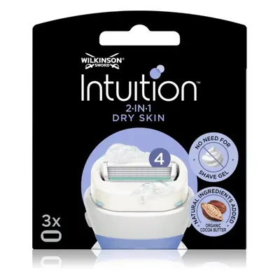 Wilkinson Sword Intuition Dry Skin náhradní břity 3 ks