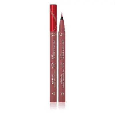 L’Oréal Paris Infaillible Grip 36h Micro-Fine liner linka na oči ve fixu odstín 03 Ancient Rose 