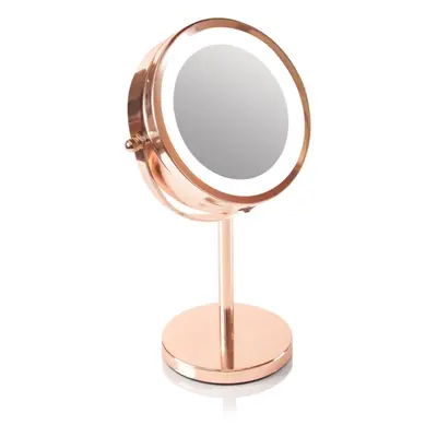 RIO Rose gold mirror podsvícené kosmetické zrcátko 1 ks