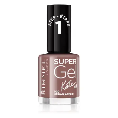 Rimmel Super Gel By Kate gelový lak na nehty bez užití UV/LED lampy odstín 020 Urban Affair 12 m