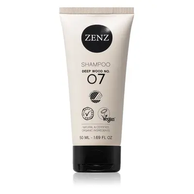 ZENZ Organic Deep Wood No. 07 posilující šampon pro citlivou pokožku hlavy 50 ml