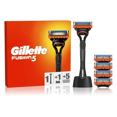 Gillette Fusion5 holicí strojek se stojánkem + náhradní břity 5 ks