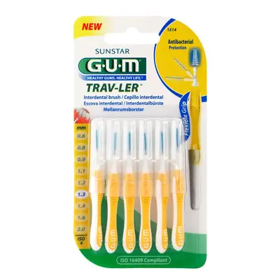 G.U.M Trav-Ler Interdental mezizubní kartáčky 1,3 mm 6 ks