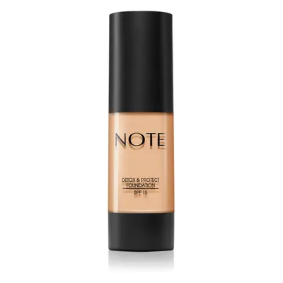 Note Cosmetique Detox & Protect tekutý make-up s matným finišem SPF 15 odstín 02 Natural Beige 3