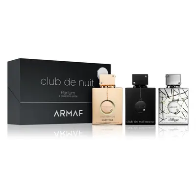 Armaf Club de Nuit Man Intense, Sillage, Milestone dárková sada pro muže unisex 3x30 ml