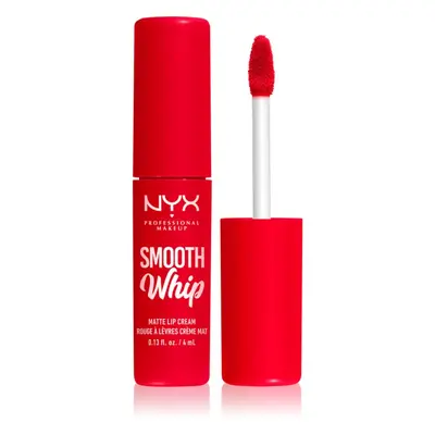 NYX Professional Makeup Smooth Whip Matte Lip Cream sametová rtěnka s vyhlazujícím efektem odstí