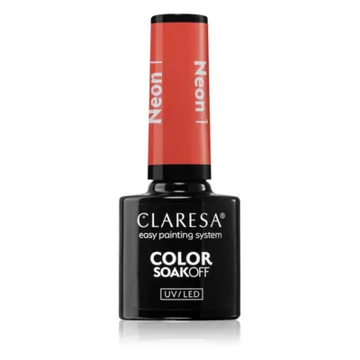 Claresa SoakOff UV/LED Color Neon gelový lak na nehty odstín 1 5 g