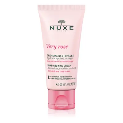 Nuxe Very Rose krém na ruce a nehty s růžovou vodou 50 ml