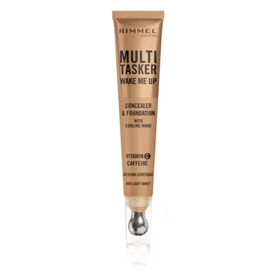 Rimmel Multi-Tasker Wake Me Up make-up a korektor pro rozjasnění pleti odstín 60 Light Honey 20 