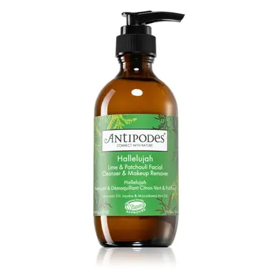 Antipodes Hallelujah Lime & Patchouli čisticí a odličovací gel na obličej 200 ml