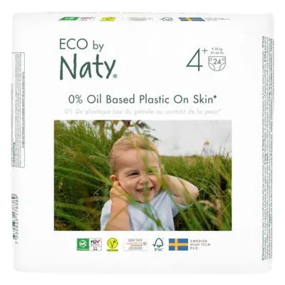 ECO by Naty Nappies Maxi+ Size 4+ jednorázové EKO pleny 9-20 kg 24 ks