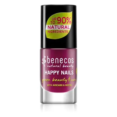 Benecos Happy Nails pečující lak na nehty odstín Wild Orchid 5 ml