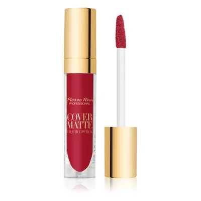 Pierre René Cover Matte matná tekutá rtěnka odstín 01 True Red 5 ml