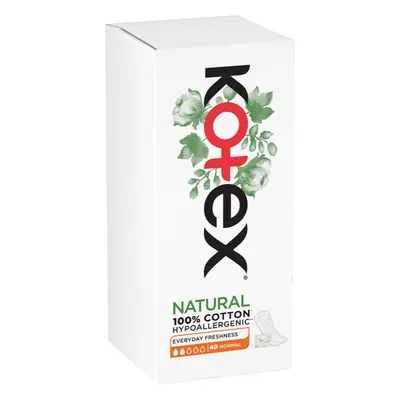 Kotex Natural Normal Everyday Freshness Liners slipové vložky 40 ks