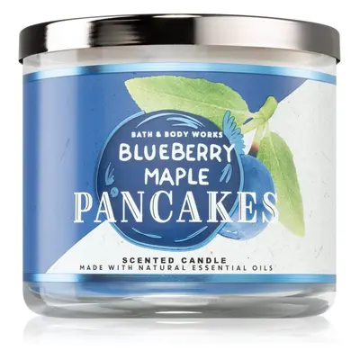 Bath & Body Works Blueberry Maple Pancakes vonná svíčka 411 g