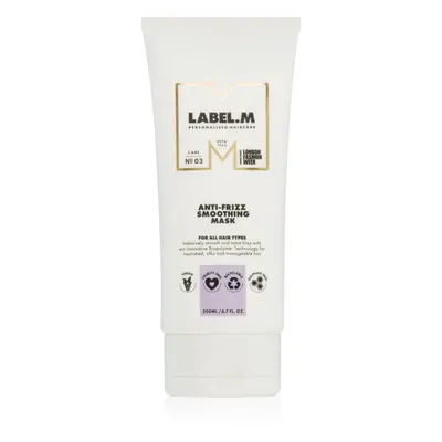 label.m Anti-Frizz Smooting Mask maska na vlasy proti krepatění 200 ml