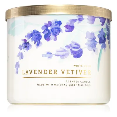 Bath & Body Works Lavender Vetiver vonná svíčka 411 g