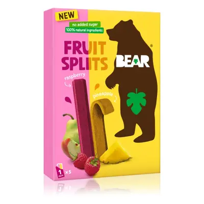 BEAR Fruit Splits Jahoda & Jablko sušené ovoce 5x20 g