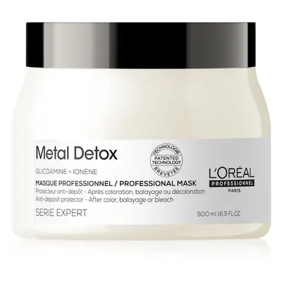 L’Oréal Professionnel Serie Expert Metal Detox hloubkově vyživující maska pro barvené a poškozen