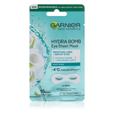 Garnier Skin Naturals Moisture+ Smoothness vyhlazující oční maska 6 g