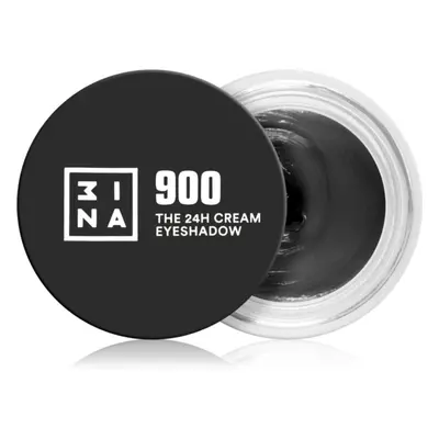 3INA The 24H Cream Eyeshadow krémové oční stíny odstín 900 Black 3 ml