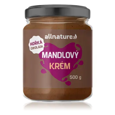 Allnature Mandlový krém s hořkou čokoládou ořechová pomazánka s čokoládou 500 g