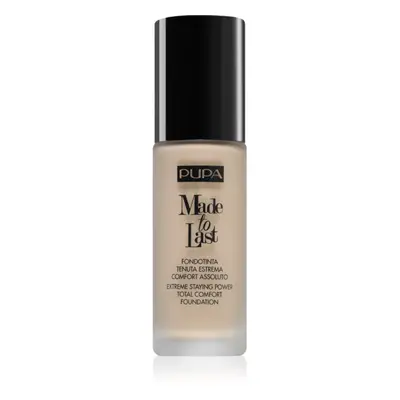 Pupa Made to Last dlouhotrvající tekutý make-up odstín 040 Medium Beige 30 ml