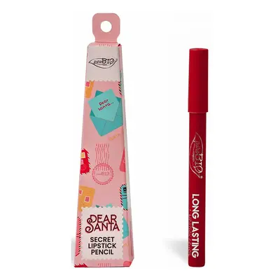 puroBIO Cosmetics Dear Santa SECRET dlouhotrvající tužka na rty v dárkovém balení odstín 013 3 g