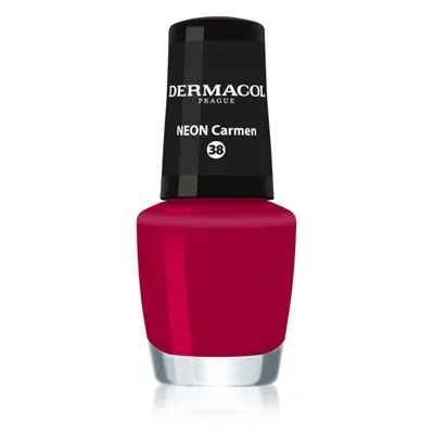 Dermacol Neon neonový lak na nehty odstín 38 Carmen 5 ml