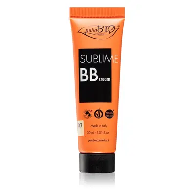 puroBIO Cosmetics Sublime BB Cream hydratační BB krém odstín 03 30 ml