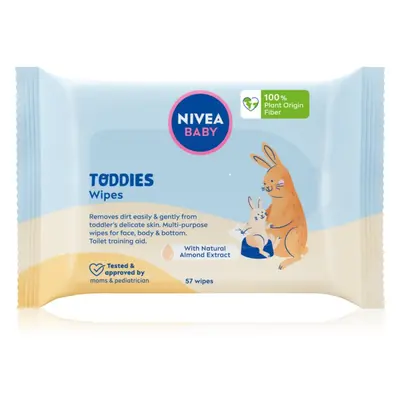 NIVEA BABY Toddies vlhčené ubrousky pro děti 57 ks