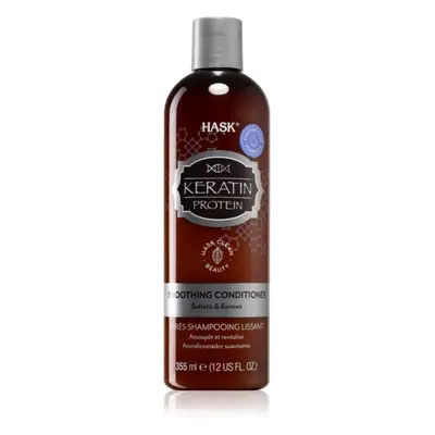 HASK Keratin Protein uhlazující kondicionér pro poškozené, chemicky ošetřené vlasy 355 ml